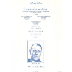 Gammes et arpèges Marcel Mule vol 2 saxophone